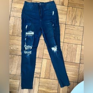 High waste jeans